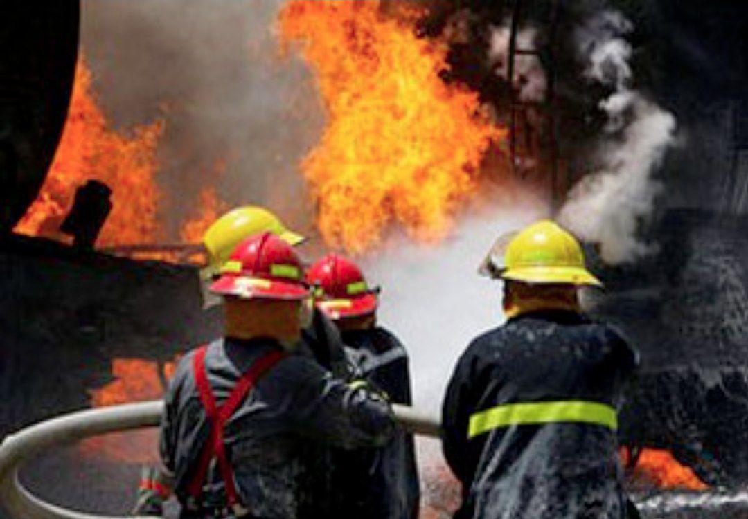 آتش سوزی یک دفتر فنی مهندسی