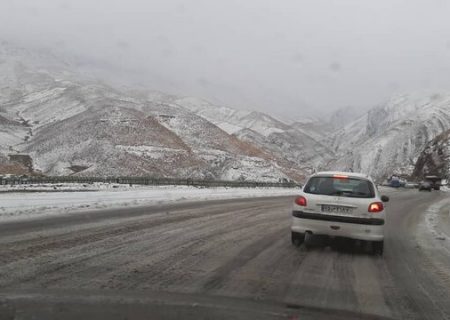 پیش بینی بارش برف و باران در جاده های ٢٥ استان