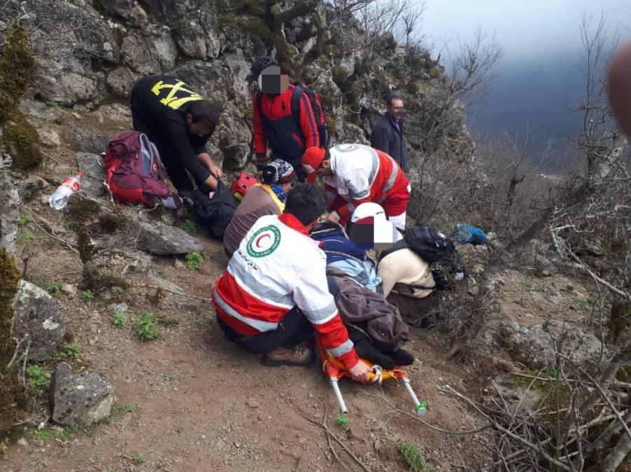 فوت یک کوهنورد بر اثر سقوط در ارتفاعات تالش