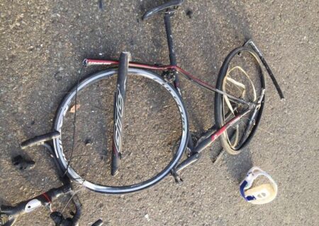 مرگ یک دوچرخه‌سوار در رشت