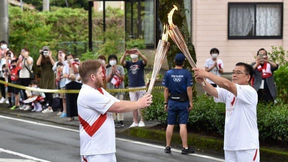 کرونا حمل مشعل المپیک در توکیو را تحت تاثیر قرار داد