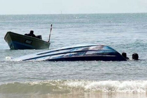 برخورد دو قایق تفریحی در دریای خزر