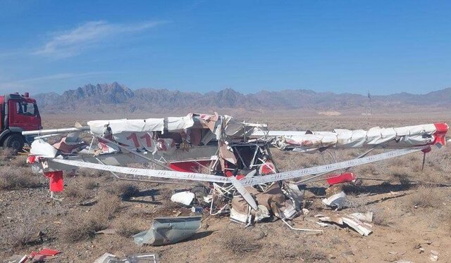 ۲ کشته در سقوط هواپیمای سبک آموزشی در کاشمر