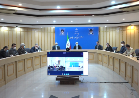 نشست مجازی استاندارگیلان با سفیر ایران در باکو