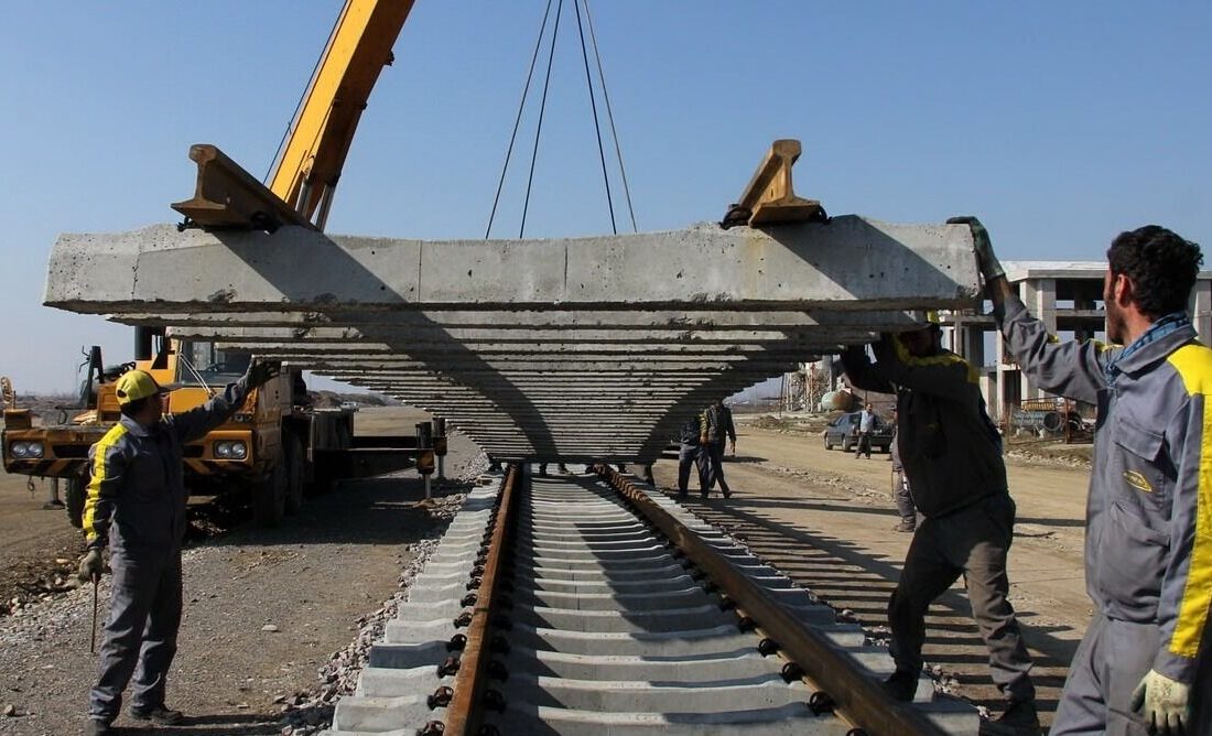 پیشرفت پروژه راه آهن رشت – کاسپین به ۸۶ درصد رسید