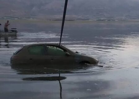کشف خودروی غرق‌شده به همراه سرنشین
