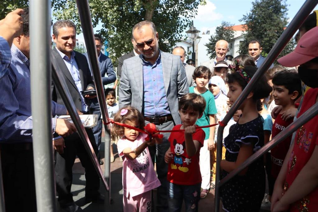 افتتاح پارک کودک در منطقه ۲ رشت