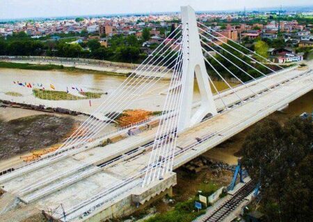 افتتاح اولین پل کابلی شمال کشور در آستانه اشرفیه