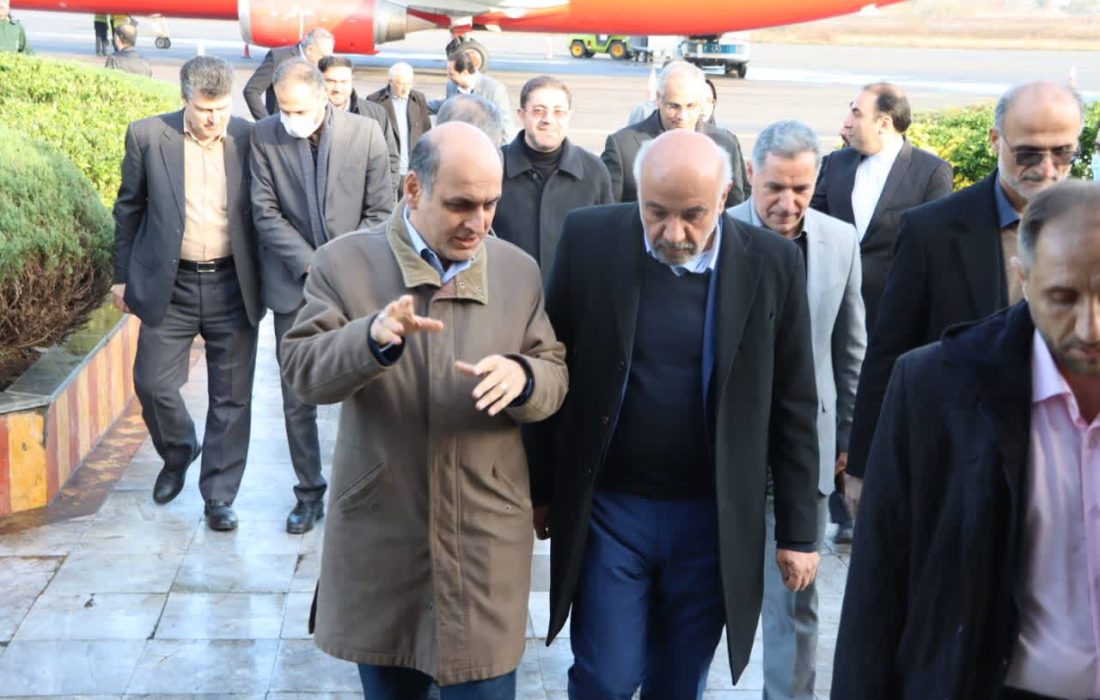 وزیر تعاون، کار و رفاه اجتماعی وارد گیلان شد