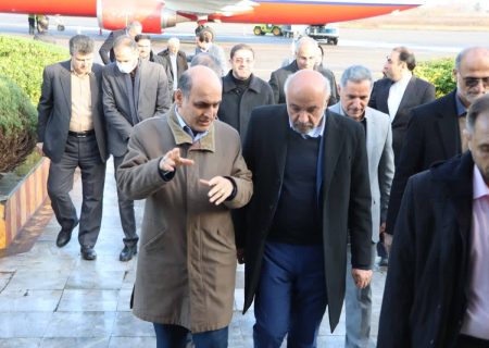 وزیر تعاون، کار و رفاه اجتماعی وارد گیلان شد