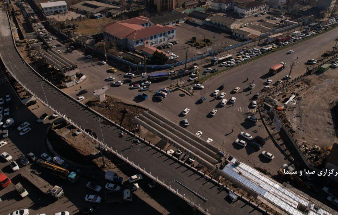 افتتاح ۲ تقاطع غیرهمسطح شهر رشت در دهه مبارک فجر
