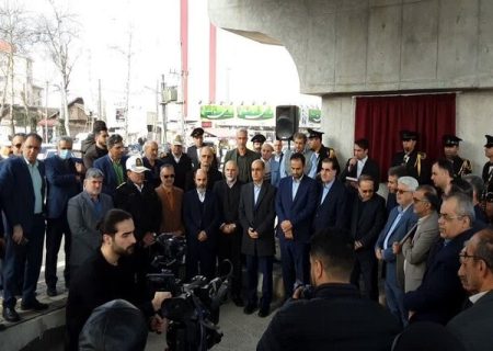 بهره‌برداری دو تقاطع غیر هم سطح در رشت