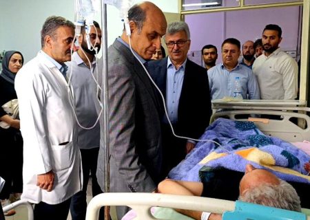 عیادت و دلجویی استاندار گیلان از مجروحین حمله رژیم صهیونیستی به آستانه اشرفیه