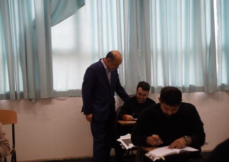 بازدید استاندار گیلان از روند برگزاری آزمون نظام مهندسی ساختمان