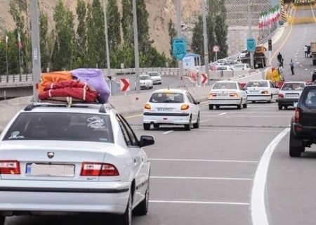 تردد روان در محور‌های شمالی