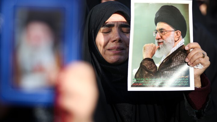 مراسم وداع با پیکر مطهر رهبر شهید انقلاب در مصلی تهران
