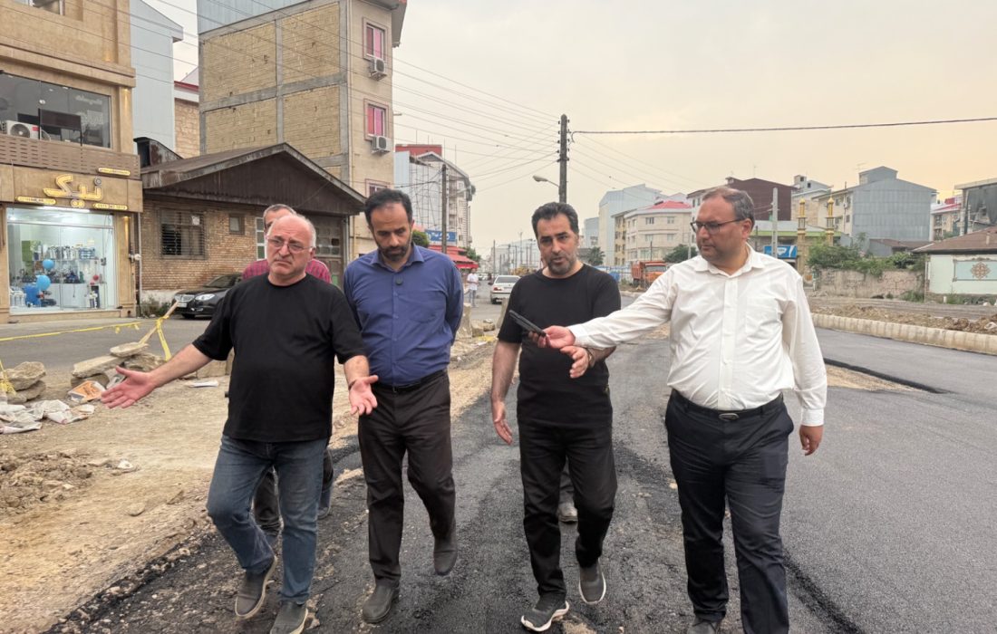 آسفالت خیابان جدید سعدی به سرگل پس از تملک ۹۸ ملک آغاز شد
