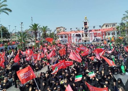این عشق الهی است؛ تجمع جاماندگان تشییع رهبر شهید انقلاب در رشت
