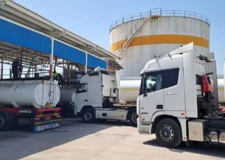 نخستین محموله روغن خام خوراکی آفتابگردان به بندر کاسپین رسید